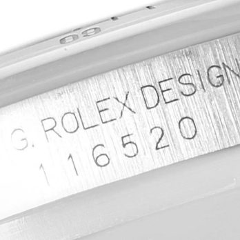 Rolex Daytona Black Dial 904l Steel Ref:116620 Swiss Replica