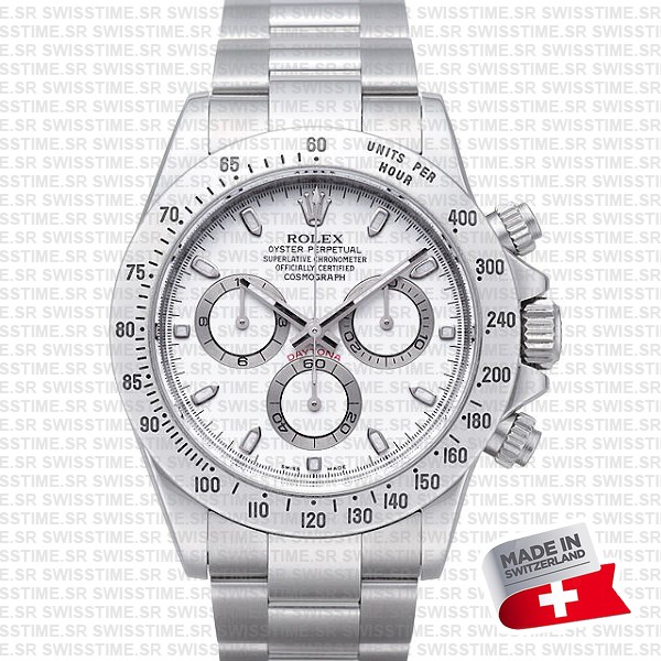 Rolex Daytona Ss White