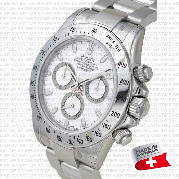 Rolex Daytona Ss White