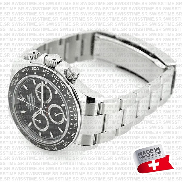 Rolex Cosmograph Daytona 904l Steel Ceramic Black Dial 40mm Ref:126500ln Cal.4131 Swiss Replica Super Clone New 2024 Model