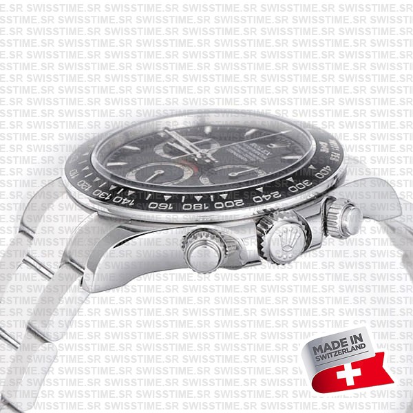 Rolex Cosmograph Daytona 904l Steel Ceramic Black Dial 40mm Ref:126500ln Cal.4131 Swiss Replica Super Clone New 2024 Model