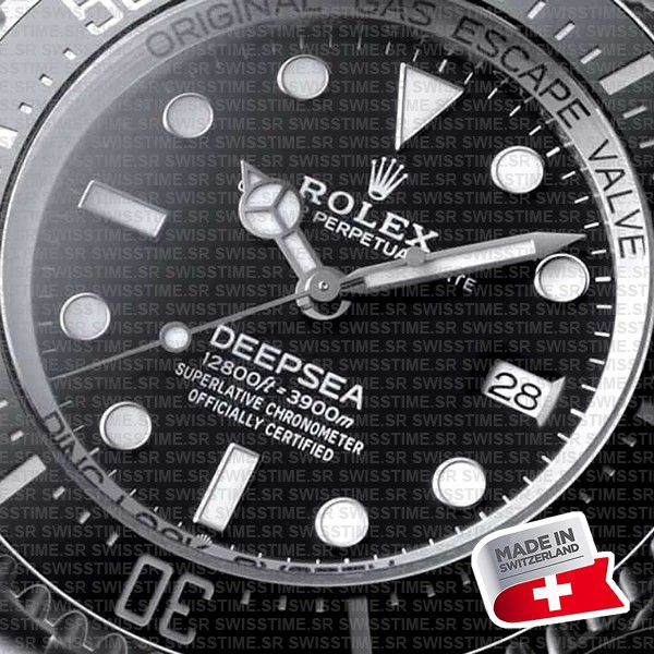 Rolex Deepsea Sea-dweller 904l Steel Black Dial Ceramic Bezel 44mm Ref.136660 Swiss Replica Watch Superclone