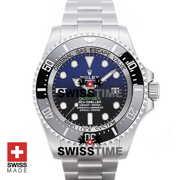 rolex deepsea d-blue 126660 swiss made replica