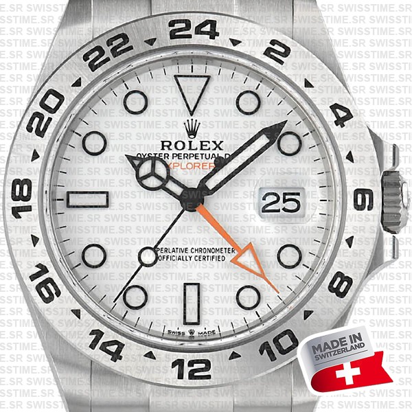Rolex Explorer Ii 42 White 226570 Swiss Made Replica