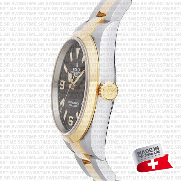 Swiss Replica Rolex Explorer I 36mm 2tone 124273