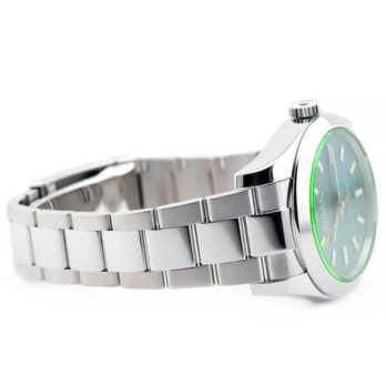 Rolex Milgauss Blue Dial Green Crystal 904l Steel 40mm Ref.116400 Swiss Replica Super Clone
