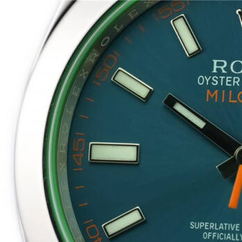 Rolex Milgauss Blue Dial Green Crystal 904l Steel 40mm Ref.116400 Swiss Replica Super Clone