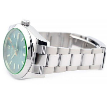 Rolex Milgauss Blue Dial Green Crystal 904l Steel 40mm Ref.116400 Swiss Replica Super Clone