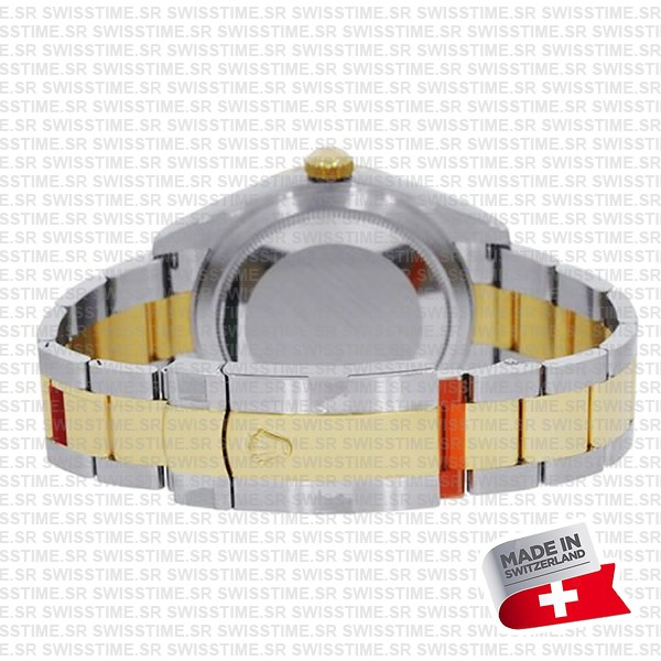 Rolex Sky-dweller 2-tone 18k Yellow Gold Gold Dial Arabic Markers 42mm