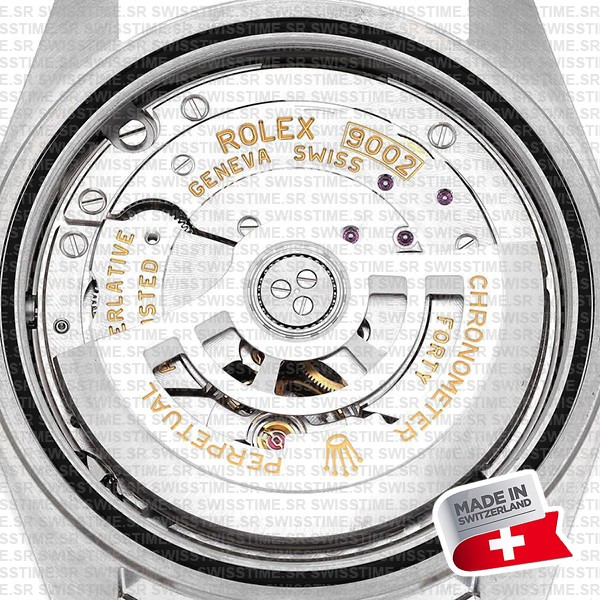 Rolex Sky-dweller Steel / 18k White Gold Green Dial Stick Markers 42mm Ref. 336934 Swiss Replica Super Clone