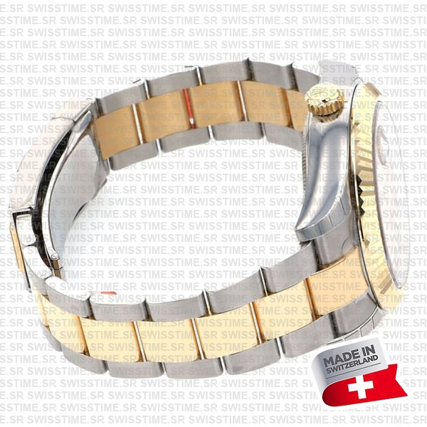 Rolex Sky-dweller 2-tone 18k Yellow Gold Gold Dial Arabic Markers 42mm