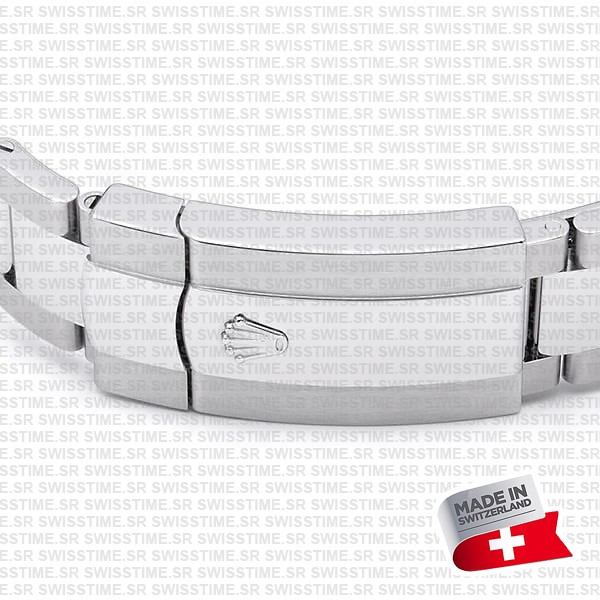 Rolex Sky-dweller Steel / 18k White Gold Green Dial Stick Markers 42mm Ref. 336934 Swiss Replica Super Clone