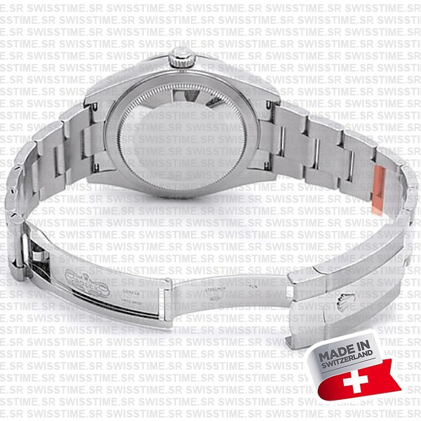 Rolex Sky-dweller Steel / 18k White Gold Green Dial Stick Markers 42mm Ref. 336934 Swiss Replica Super Clone
