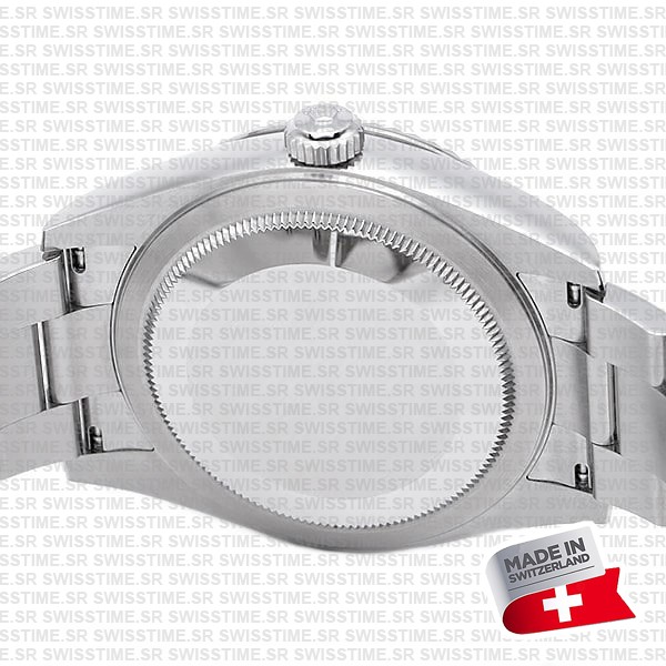Rolex Sky-dweller Steel / 18k White Gold Green Dial Stick Markers 42mm Ref. 336934 Swiss Replica Super Clone
