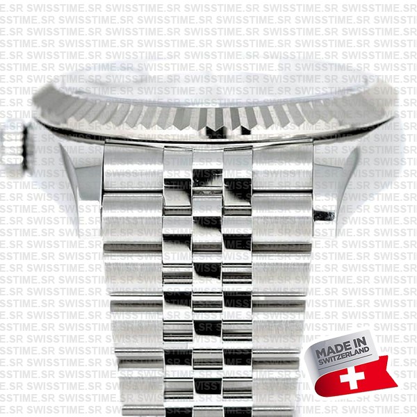 Rolex Sky-dweller 904l Steel 18k White Gold Bezel Blue Dial Jubilee Bracelet 42mm Ref. 326934 Swiss Replica Super Clone