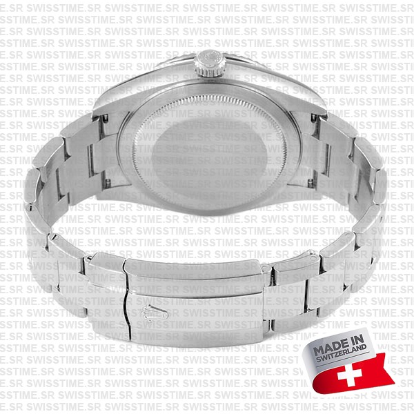 Rolex Sky-dweller 904l Steel 18k White Gold Bezel Black Dial Oyster 42mm Ref. 336934 Swiss Replica Super Clone