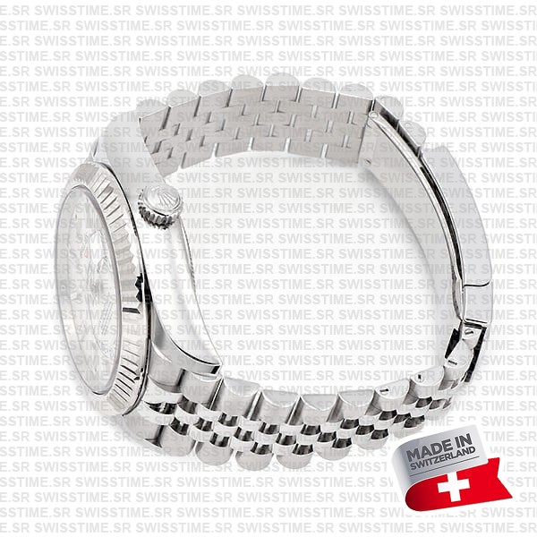 Rolex Sky-dweller 904l Steel 18k White Gold Bezel Black Dial Jubilee Bracelet 42mm Ref. 326934 Swiss Replica Super Clone (copy)