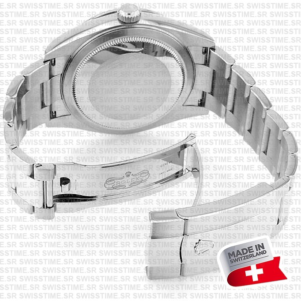 Rolex Sky-dweller Steel / 18k White Gold Blue Dial Stick Markers 42mm