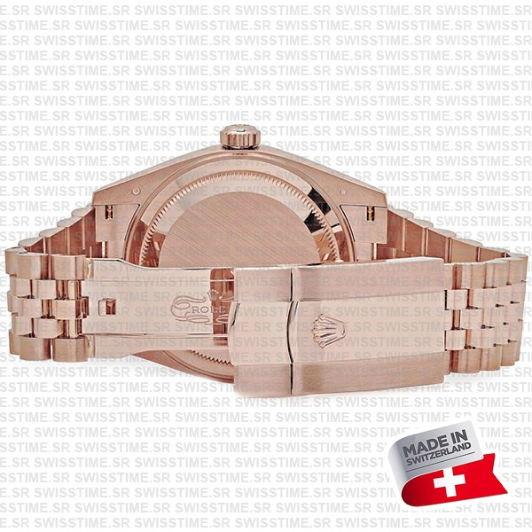 Rolex Sky-dweller 904l Steel 18k Rose Gold Wrap Blue Dial Jubilee Bracelet 42mm Ref. 336935 Swiss Replica Super Clone