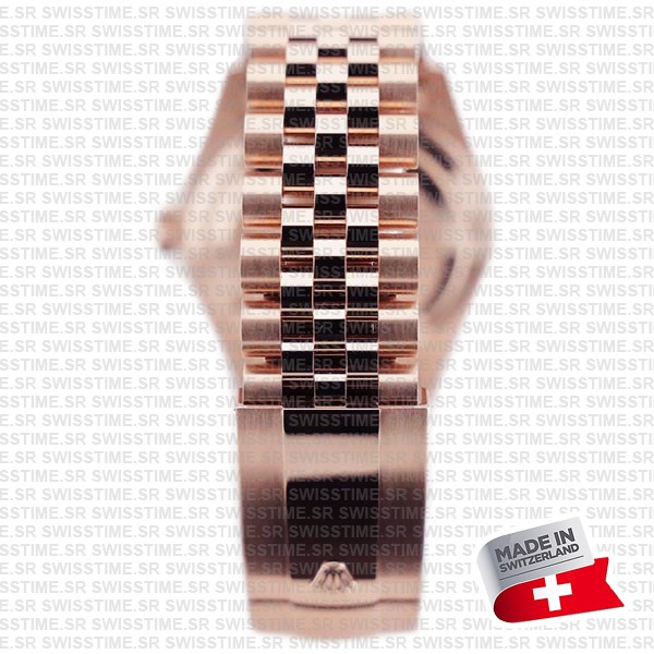 Rolex Sky-dweller 904l Steel 18k Rose Gold Wrap Blue Dial Jubilee Bracelet 42mm Ref. 336935 Swiss Replica Super Clone