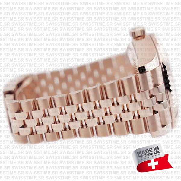 Rolex Sky-dweller 904l Steel 18k Rose Gold Wrap Blue Dial Jubilee Bracelet 42mm Ref. 336935 Swiss Replica Super Clone