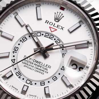 Rolex Sky-dweller Steel / 18k White Gold White Dial Oyster 42mm Ref. 336934 Swiss Replica Super Clone