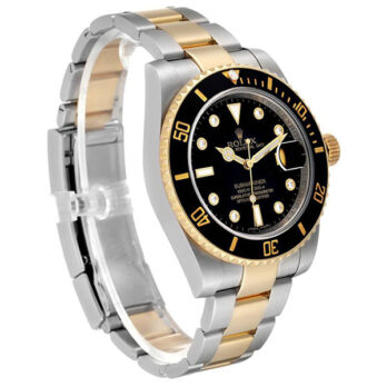 Rolex Submariner 2tone Black Diamonds Ceramic