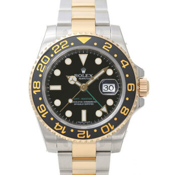Rolex Gmt Master Ii 2tone Black Ceramic