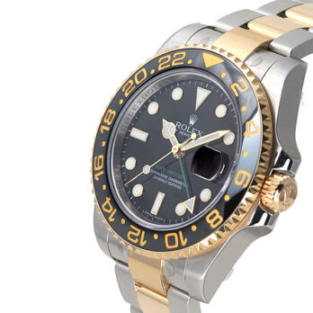 Rolex Gmt Master Ii 2tone Black Ceramic