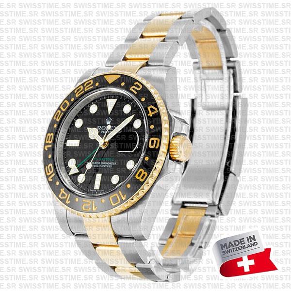 Rolex Gmt Master Ii 2tone Black Ceramic
