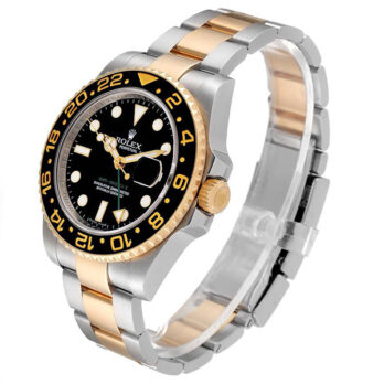 Rolex Gmt Master Ii 2tone Black Ceramic
