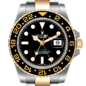 Rolex Gmt Master Ii 2tone Black Ceramic