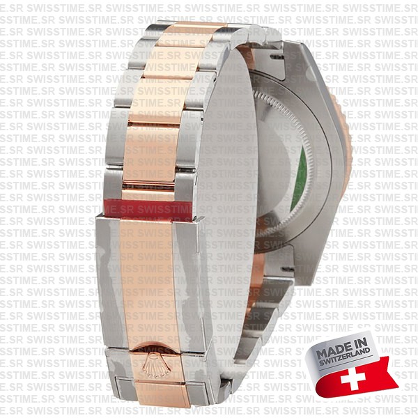 Rolex Gmt-master Ii 18k Rose Gold 2-tone Brown/black Ceramic Bezel 40mm