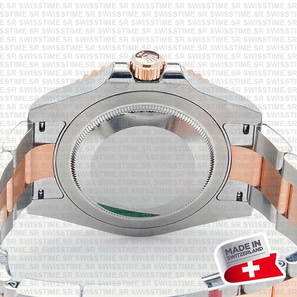 Rolex Gmt-master Ii 18k Rose Gold 2-tone Brown/black Ceramic Bezel 40mm
