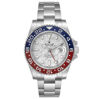 Rolex Gmt-master Ii 18k White Gold Pepsi Red/blue Ceramic Bezel Blue Dial 40mm Ref.126719blro