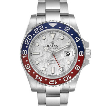 Rolex Gmt-master Ii 18k White Gold Pepsi Red/blue Ceramic Bezel Blue Dial 40mm Ref.126719blro