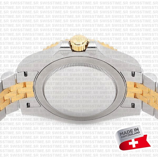 Rolex Gmt-master Ii Jubilee 2tone 18k Yellow Gold/904l Steel Black Dial Ceramic Bezel 40mm Swiss Made Replica Watch Ref.126713grnr