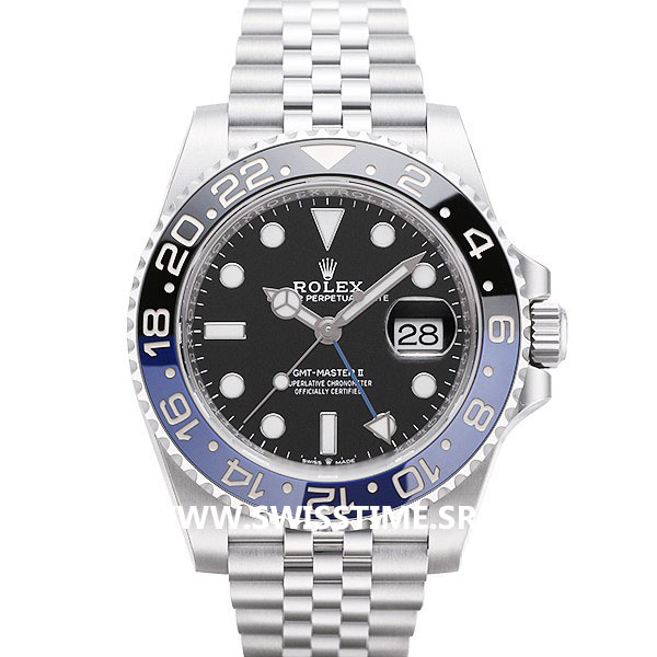 Rolex GMT Master II Batman Jubilee Bracelet Swisstime Watch