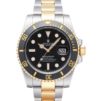 Rolex Submariner 2tone Black Ceramic