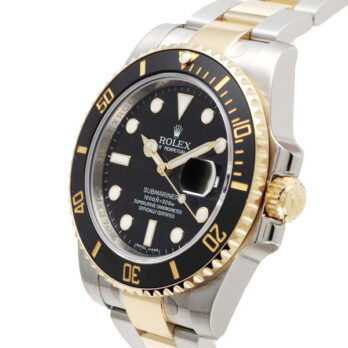 Rolex Submariner 2tone Black Ceramic