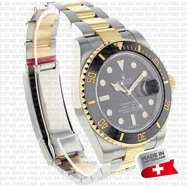 Rolex Submariner 2tone Black Ceramic