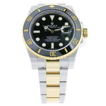 Rolex Submariner 2tone Black Ceramic