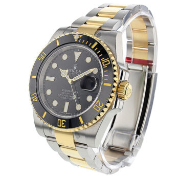 Rolex Submariner 2tone Black Ceramic