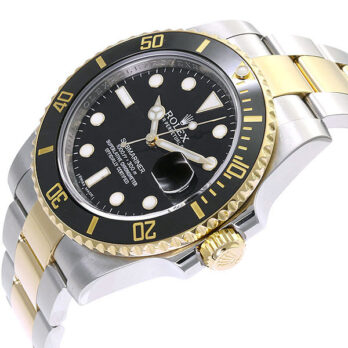 Rolex Submariner 2tone Black Ceramic