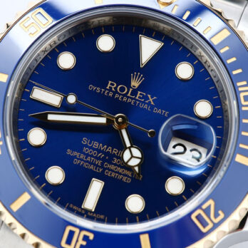 Rolex Submariner 2tone Blue Ceramic