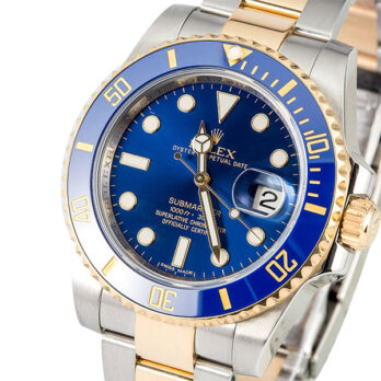 Rolex Submariner 2tone Blue Ceramic