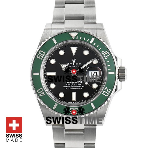 Rolex Submariner Green Bezel 41mm 126610LV Swiss Replica