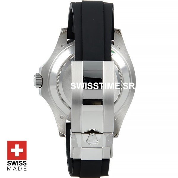 Rolex Yacht Master Rubber Strap White Gold | Swisstime Watch