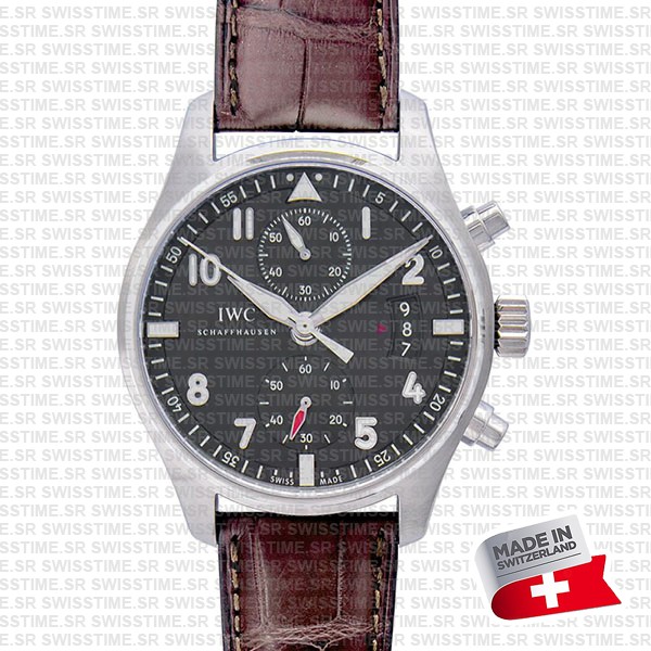 Iwc Pilot Spitfire Chronograph 43mm Ref.iw387802 Swiss Replica Superclone