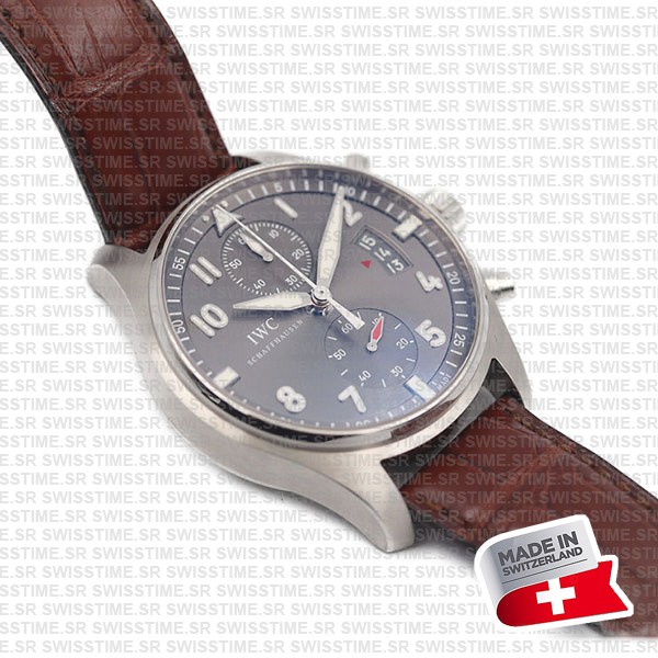 Iwc Pilot Spitfire Chronograph 43mm Ref.iw387802 Swiss Replica Superclone